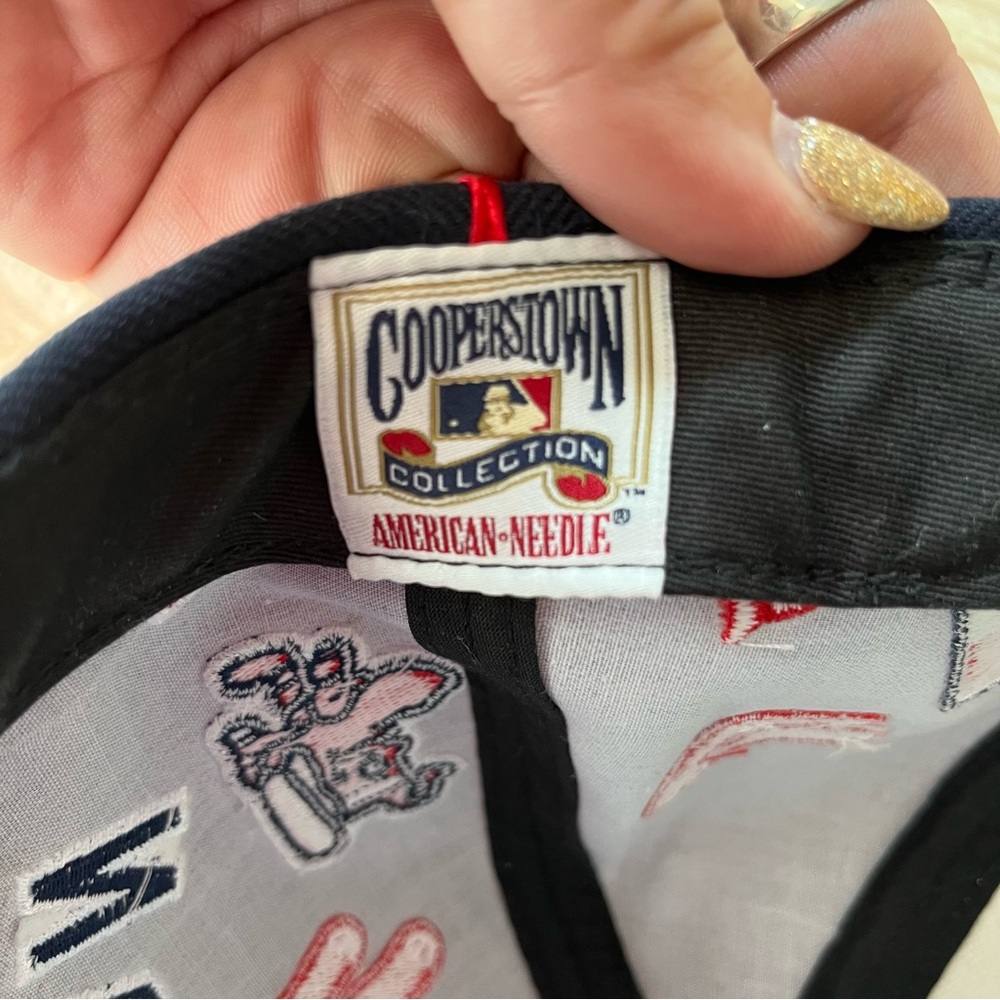 Boston‎ Red Sox Snapback American Needle Cooperstown Collection Flat Bill Logos - Picture 6 of 7